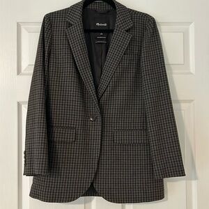Madewell Larsen Blazer in Plaid